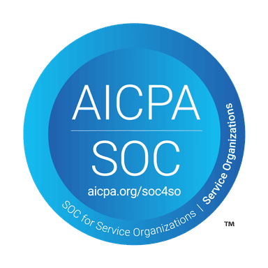 AICPA SOC for Service Organizations badge (SOC 2 Type 2)