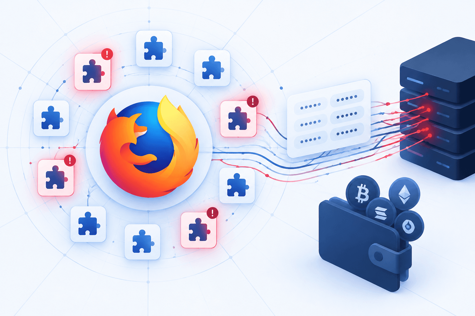 16 Malicious Firefox Extensions Impersonate Crypto Wallets to Steal Recovery Phrases