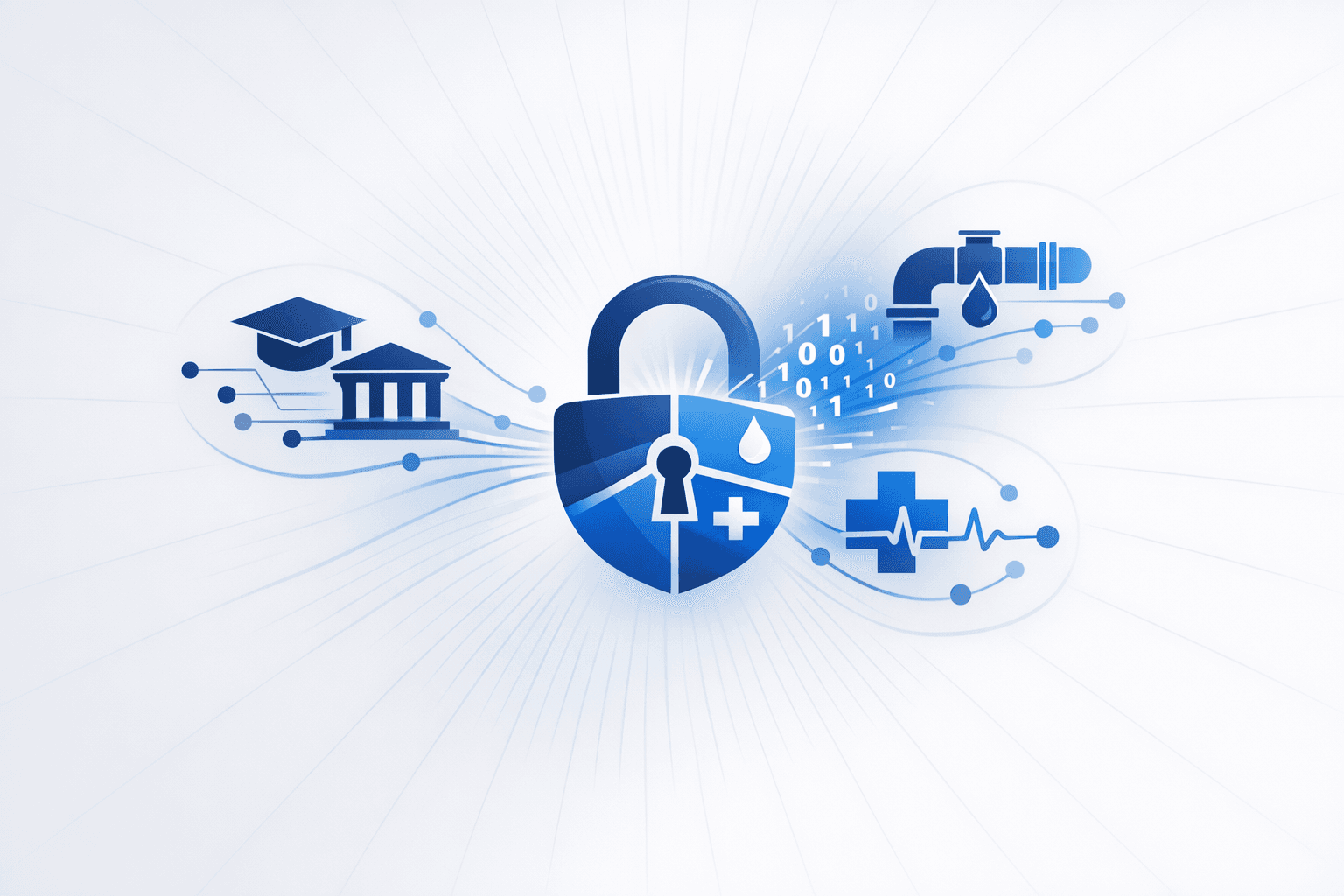 Ransomware and data-breach disclosures across education, critical infrastructure, and healthcare